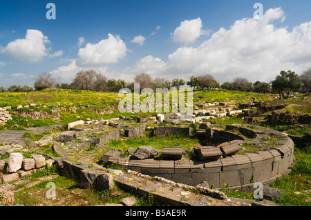 The Baths, Umm Qais Roman City, Umm Qais, Jordan, Middle East Stock Photo