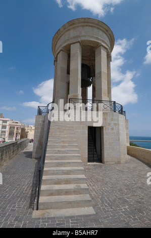 Bell tower near Fort St. Elmo, Valletta, Malta, Europe Stock Photo