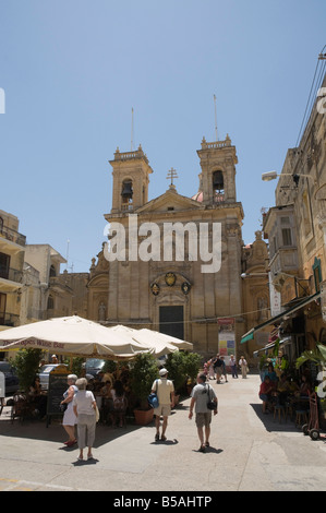 St. George's Basilica, Victoria (Rabat), Gozo, Malta, Europe Stock Photo