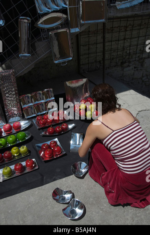 Artisans Market, San Miguel de Allende (San Miguel), Guanajuato State, Mexico, North America Stock Photo