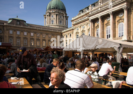 Budapest Wine Festival, Royal Palace, Hungary Stock Photo