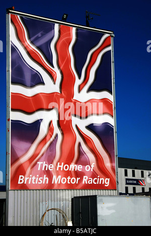 A huge Union Flag sign Stock Photo