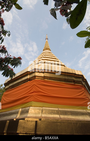 Buddhist temple, Chiang Rai, Thailand, Southeast Asia Stock Photo