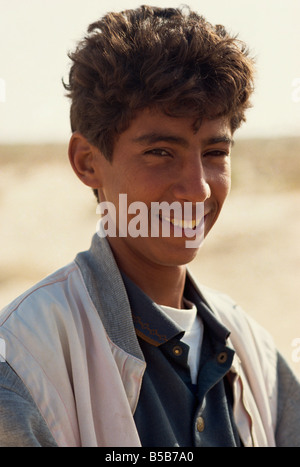 A 15 year old Tunisian boy, Douz, Tunisia, North Africa, Africa Stock Photo