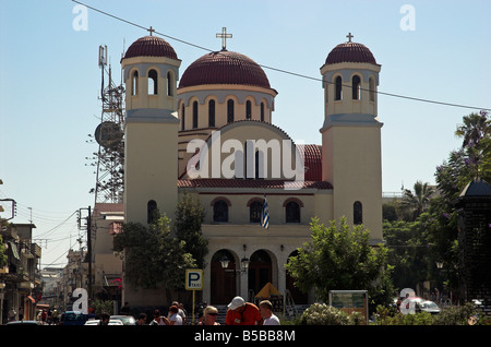 Church of Four Martyrs in Rethymno Crete Greece September 2008 Stock Photo