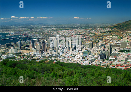 City centre from Signal Hill Cape Town South Africa Africa Stock Photo