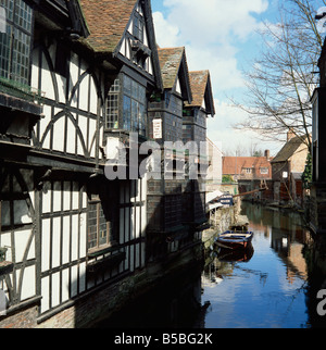 Old Weavers House, Canterbury, Kent, England, Europe Stock Photo