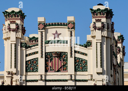 Estacion del Norte (North railway station) in art nouveau style, Valencia, Spain, Europe Stock Photo