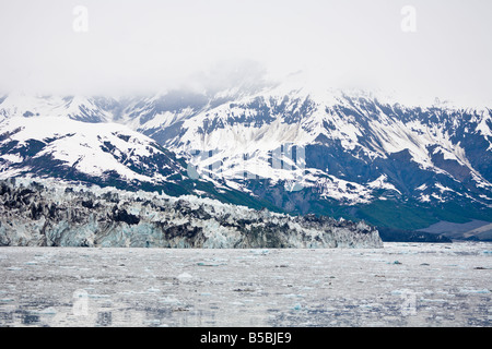 Turner Glacier flows into Disenchantment Bay and Yakutat Bay in Alaska Stock Photo