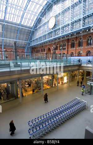 St. Pancras International Train Station, London, England, Europe Stock Photo