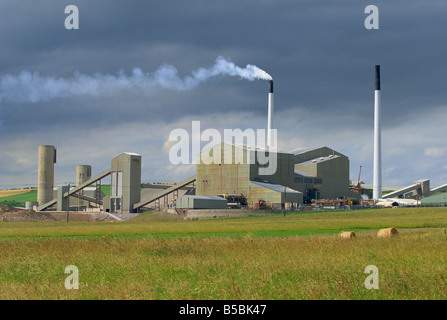 Potash plant between Whitby and Saltburn, North Yorkshire, Yorkshire, England, Europe Stock Photo