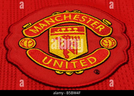 Manchester United Badge Stock Photo