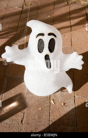 ghost halloween decoration  boo Stock Photo