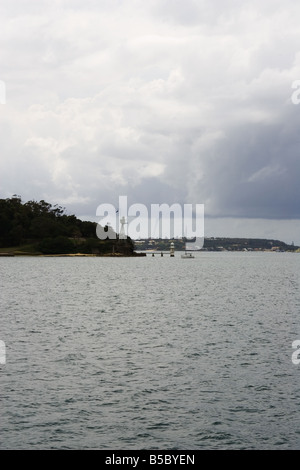 Water Spout/Tornado over Manly Stock Photo