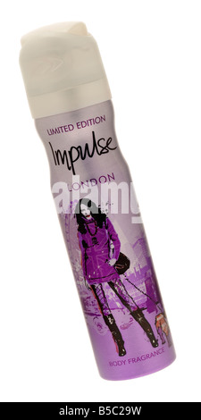 Impulse Limited Edition London Body Spray Fragrance Stock Photo