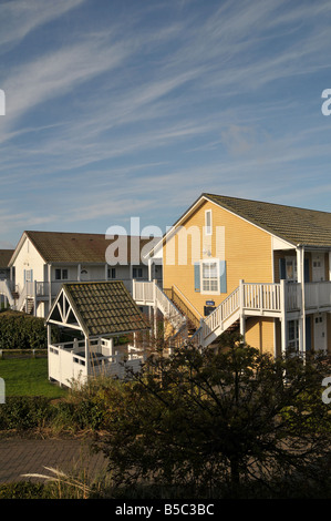 Holiday Chalets Butlins Skegness Lincolnshire England UK Stock Photo