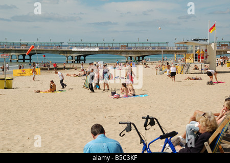 RNLI Lifeguard station on Bournemouth Beach in Dorset England UK Stock Photo