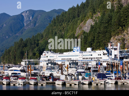 BC Ferries Queen of Cowichan ferry at Horseshoe Bay, British Columbia, Canada Stock Photo