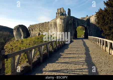 Corfe Castle, Dorset, UK Stock Photo