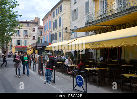 Le Cafe la Nuit, the cafe said to have inspired Van Gogh s famous painting Stock Photo