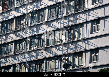 Industrial building in Hong Kong Stock Photo