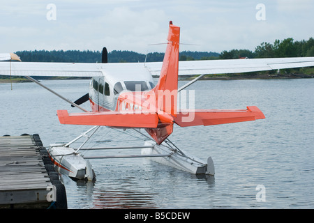 Cessna 206 Stationair seaplane Stock Photo