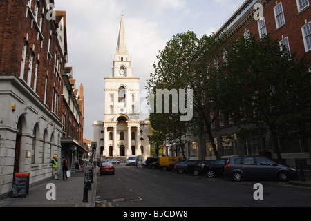 Christ Church Spitalfields London Stock Photo