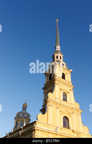 The Peter and Paul cathedral in St Petersburg Stock Photo