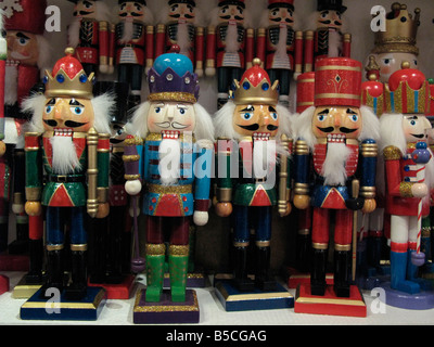 Nutcrackers toys xmas Stock Photo