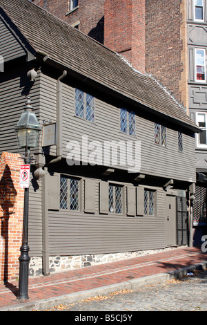 Paul Revere House in Boston Massachusetts Stock Photo