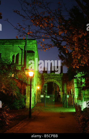 City of York, England. The 15th century St Mary’s Lodge now part of the Marygate gatehouse entrance to the Museum Gardens. Stock Photo