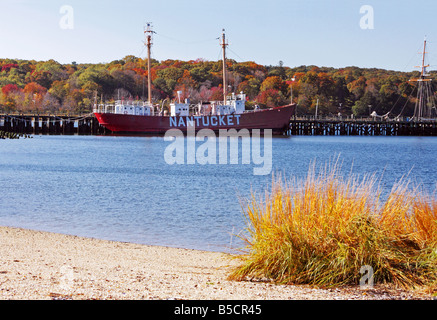 Nantucket two masted tall ship in Oyster Bay Long Island New York USA Stock Photo