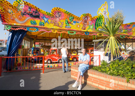 Funfair Ride Hayling Island Hampshire UK Stock Photo - Alamy