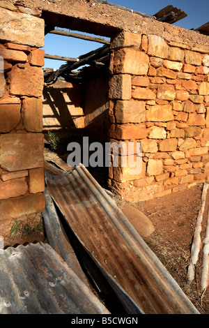 Outback Farmhouse Ruin Stock Photo