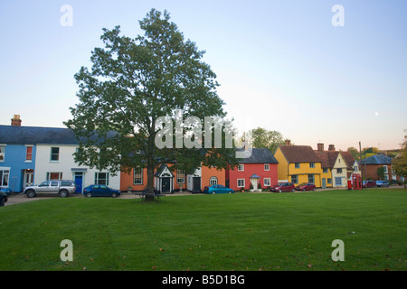 Hartest village in Suffolk, UK Stock Photo