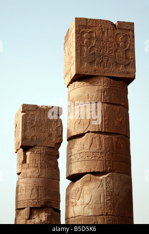 The Temple of Amun, one of the Meroitic temples of Naqa, Sudan, Africa Stock Photo