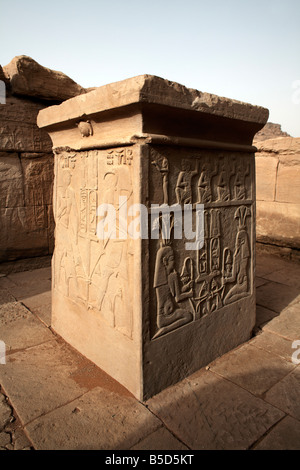 The Temple of Amun, one of the Meroitic temples of Naqa, Sudan, Africa Stock Photo