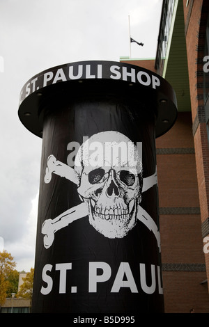 Fans of FC St. Pauli football club at Millerntor Stadium, St.Pauli