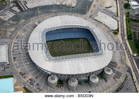 aerial view of Manchester City Football Academy, Etihad Stadium Stock ...