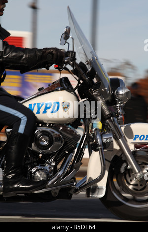 NYPD, New York City motorcycle cops, Manhattan Stock Photo - Alamy