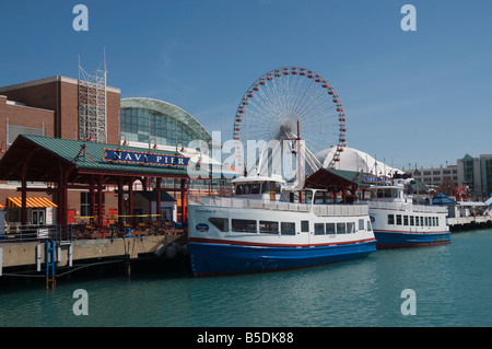 Navy Pier, Chicago, Illinois, USA, North America Stock Photo