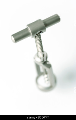 Corkscrew, close-up of handle Stock Photo