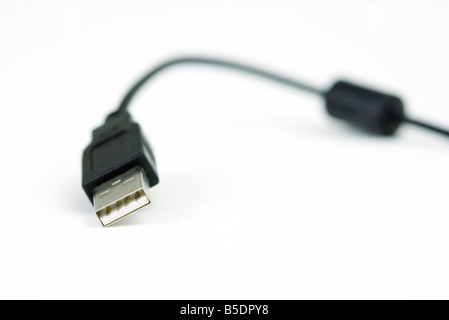 USB cable, close-up Stock Photo
