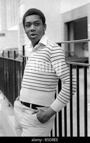 16 year old comedian Lenny Henry. &#13;&#10;May 1975 Stock Photo