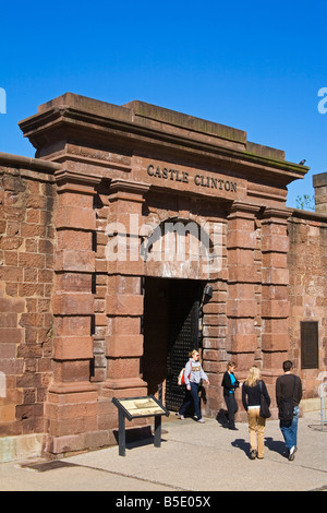 Clinton castle in Battery Park, Lower Manhattan, New York City, New York, USA, North America Stock Photo