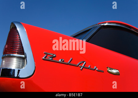 Rear light on 1955 Chevrolet Nomad Bel Air, USA, North America Stock Photo