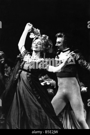 Rudolf Nureyev as Herr Drosselmeyer the Prince in 'The Nutcracker' at the Royal Opera House, Covent Garden. ;November 1974 Stock Photo