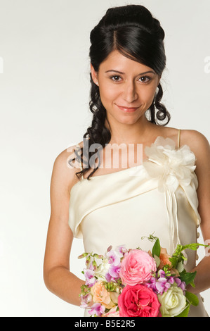 Young bride, close-up Stock Photo