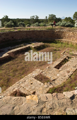 Great Kiva, Lowry Pueblo, Colorado, USA, North America Stock Photo