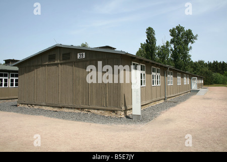 barracks at Sachsenhausen Concentration camp Berlin Germany  May 2008 Stock Photo